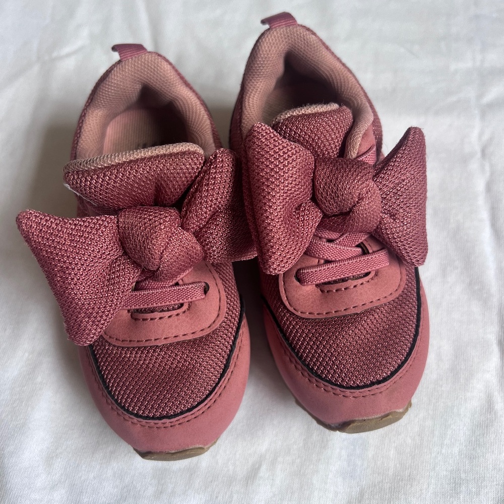 H&M Pink Bow Toddler Sneakers